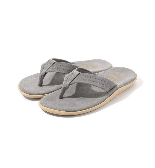 TOMORROWLAND GOODS「ISLAND SLIPPER PT203 スエードトングサンダル」|サンダル|15 グレー