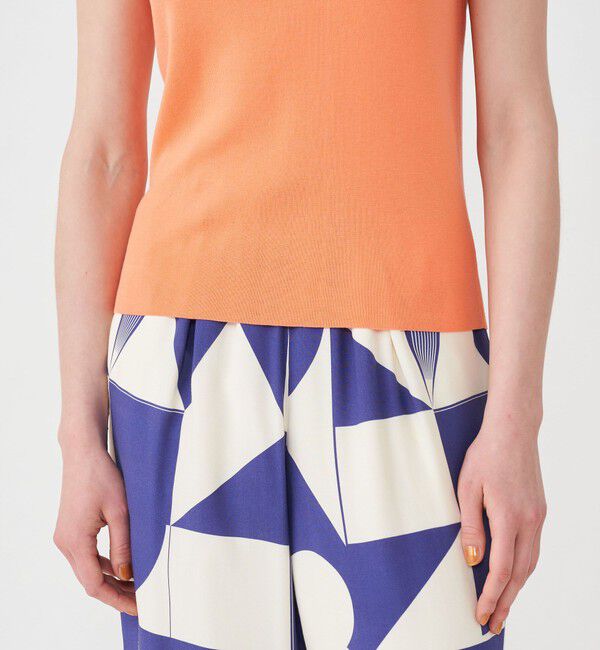 Ballsey「ハイゲージコットン ノースリーブプルオーバー」|ニット・セーター|