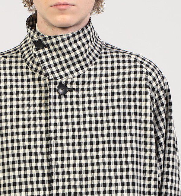 CABaN「CABaN コットン ギンガムチェック スタンドカラーコート」|その他|