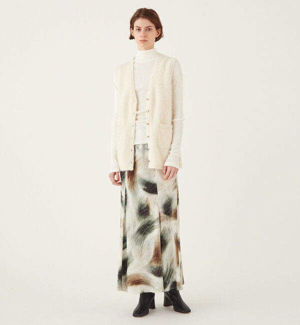 DES PRES「シルクコットンリブ ハイネックプルオーバー」|Tシャツ・カットソー|