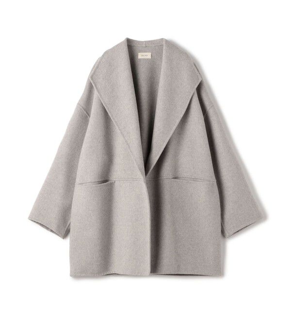 DES PRES「【一部WEB限定】ダブルフェイスメルトンビーバー ショートコート」|その他|13 ライトグレー