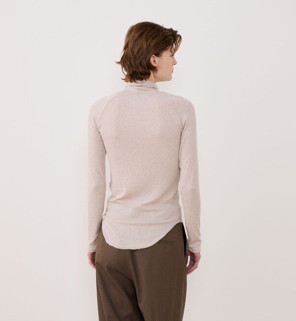 GALERIE VIE「レーヨンカシミヤジャージー ハイネックプルオーバー」|Tシャツ・カットソー|