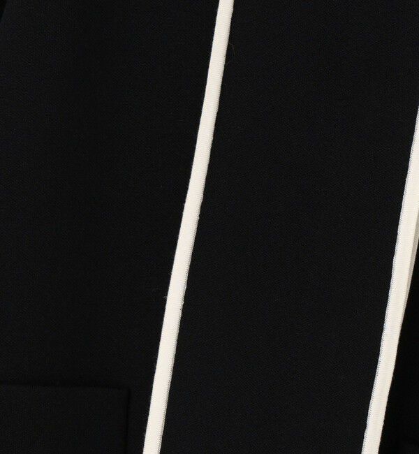 DES PRES「レーヨンナイロンダブルフェイス クルーネックジャケット」|ノーカラージャケット|