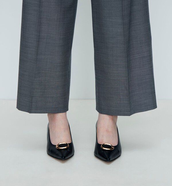 TOMORROWLAND collection「シャイニーシャーク センタープレスワイドパンツ」|その他|