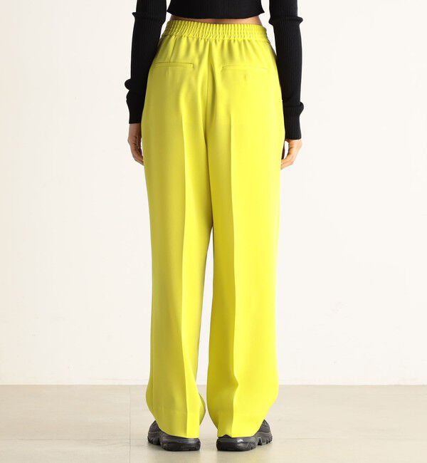 Edition「バックサテンジョーゼット スラックス」|スラックス|