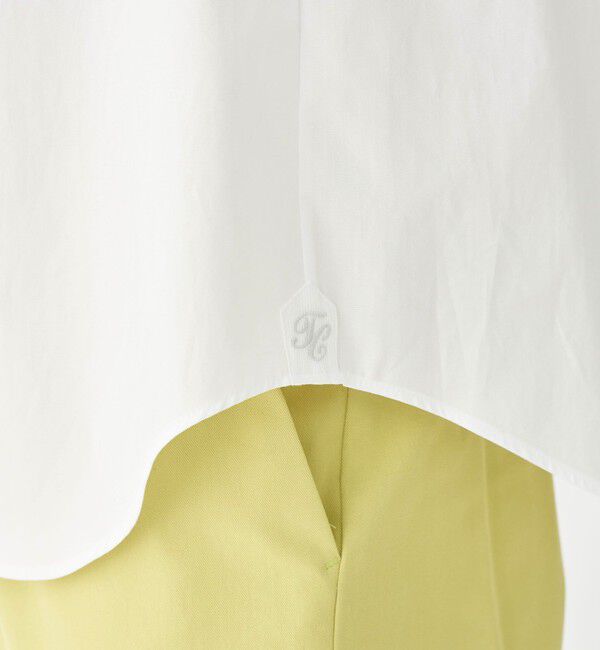 TOMORROWLAND collection「コンパクトブロード タックブラウス」|シャツ・ブラウス|