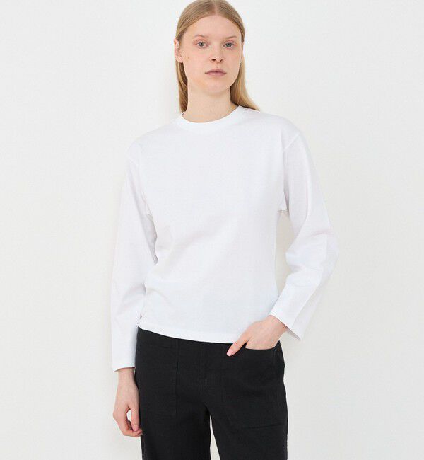 GALERIE VIE「コットン吊り天竺 ロングスリーブプルオーバー」|Tシャツ・カットソー|