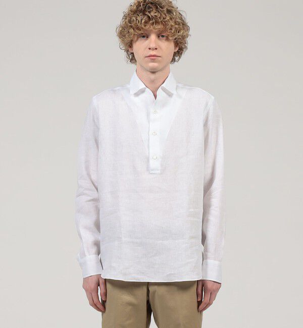 TOMORROWLAND BUYING WEAR「Maria Santangelo リネン プルオーバーシャツ」|シャツ・ブラウス|