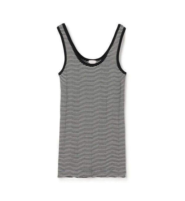 GALERIE VIE「コットンランダムリブ タンクトップ」|タンクトップ|64 ブルー系