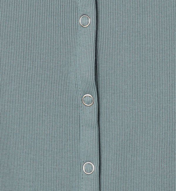 DES PRES「スモールライトリブ クルーネックカーディガン」|カーディガン|