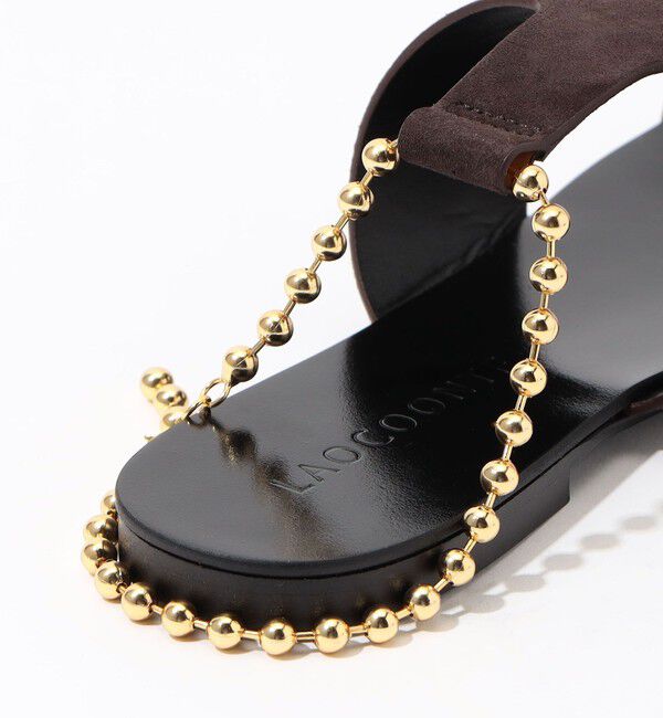 TOMORROWLAND GOODS「【別注】LAOCOONTE ボールチェーン フラットサンダル」|サンダル|