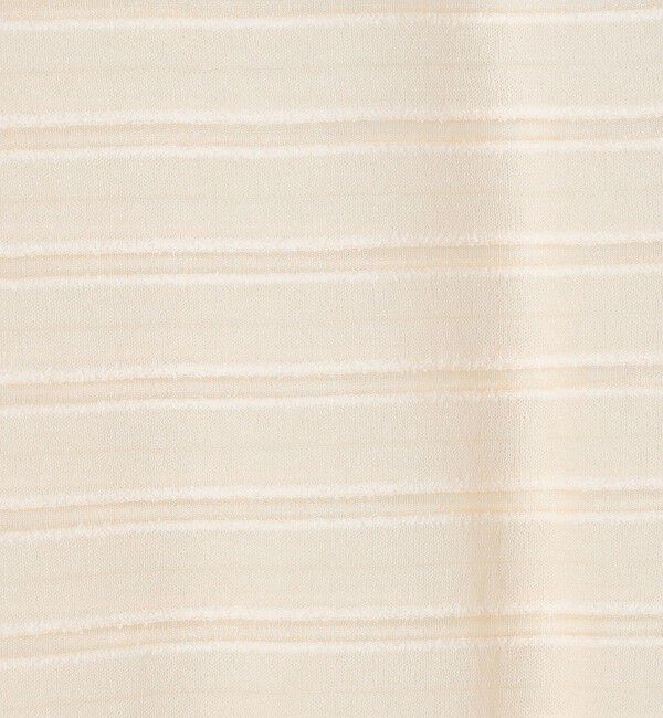 MACPHEE「シアーヤーンボーダー ノースリーブプルオーバー」|ニット・セーター|