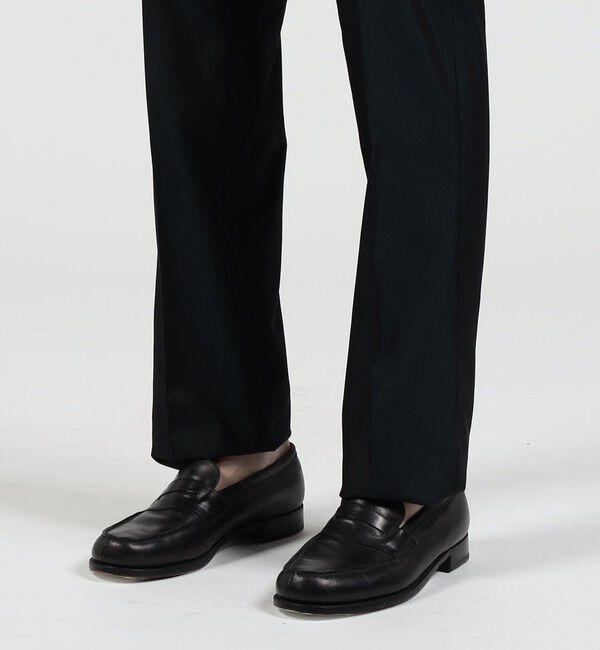 TOMORROWLAND MENS「コットンシルクタイプライター 1プリーツスラックス」|スラックス|