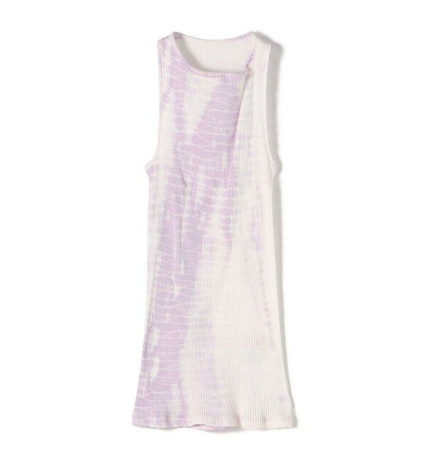 BACCA「タイダイコットン タンクトップカットソー」|Tシャツ・カットソー|72 ライトパープル系