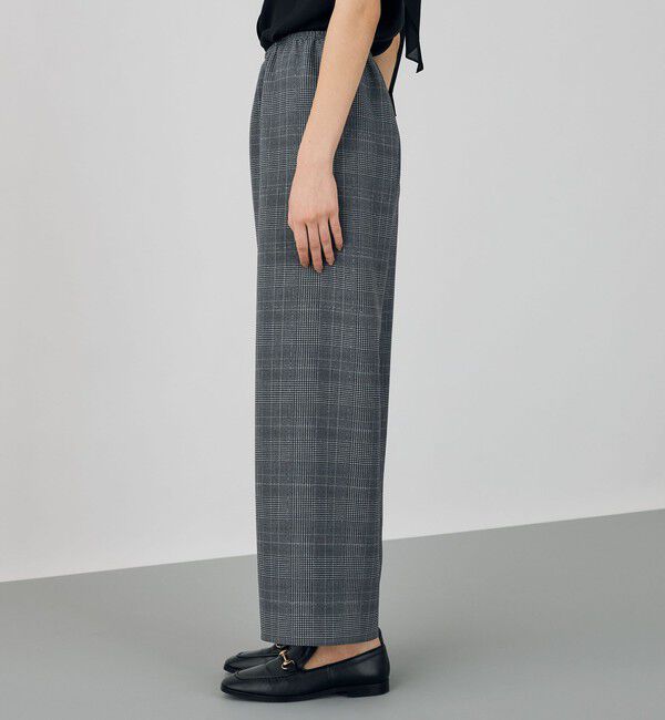 DES PRES「グレンチェックグリッタープリント リラックスパンツ」|その他|