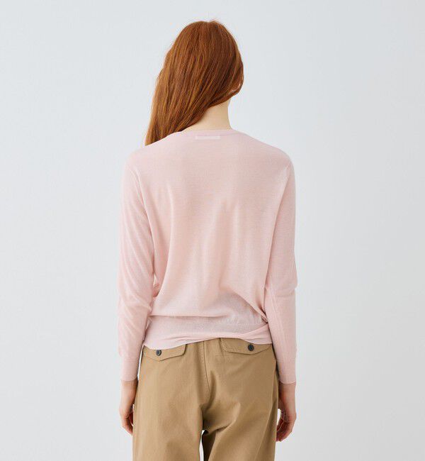 GALERIE VIE「 ウーステッドカシミヤ クルーネックプルオーバー」|ニット・セーター|