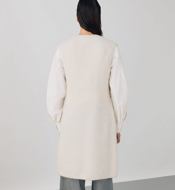 DES PRES「フォックスカシミヤ ロングジレ」|ベスト・ジレ|