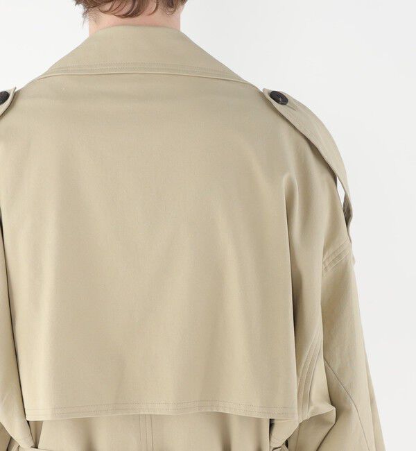 GALERIE VIE「ノンマーセライズドコットンギャバジン トレンチコート」|トレンチコート|