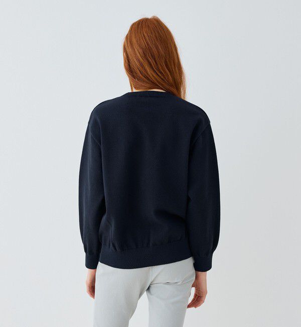 GALERIE VIE「 ウェーブコットン クルーネックプルオーバー」|ニット・セーター|