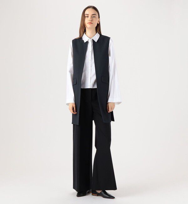 DES PRES「ツイルジャカード クルーネックジレ」|ベスト・ジレ|