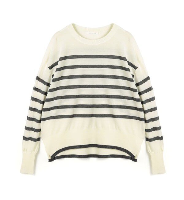 GALERIE VIE「プレーンウール クルーネックプルオーバー」|ニット・セーター|12 ホワイト系