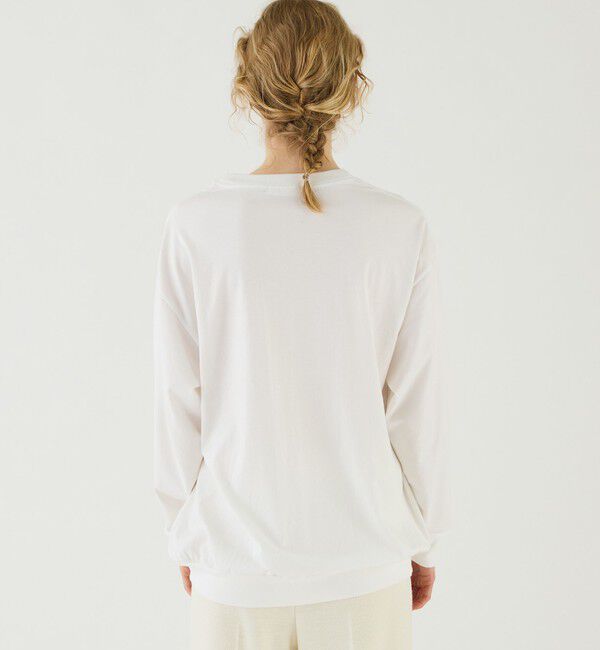 GALERIE VIE「コットンシルクジャージー ロングスリーブプルオーバー」|Tシャツ・カットソー|