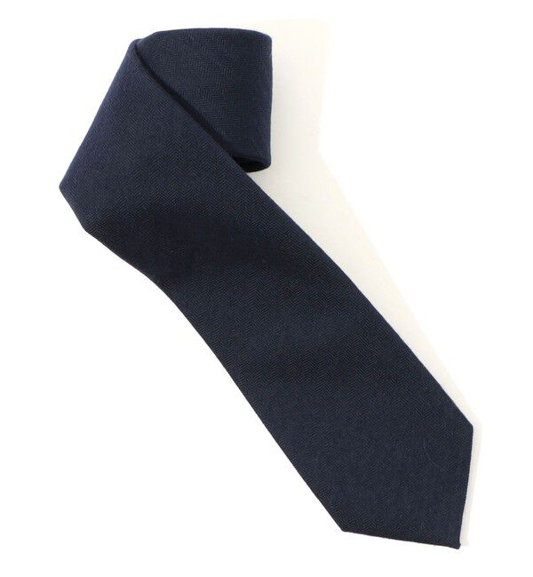 TOMORROWLAND GOODS「TOMORROWLAND カシミヤシルク ソリッドネクタイ」|ネクタイ・蝶ネクタイ|69 ネイビー