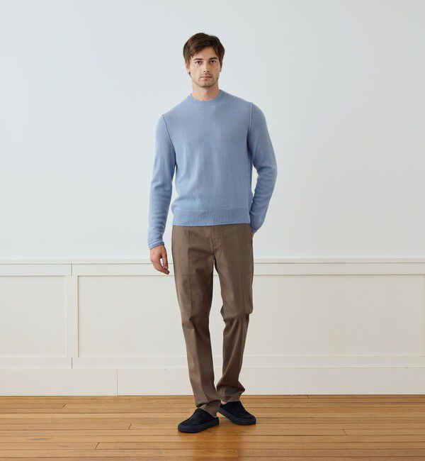 JAMES PERSE「コットンカシミヤツイル トラウザー MCAS1401」|スラックス|