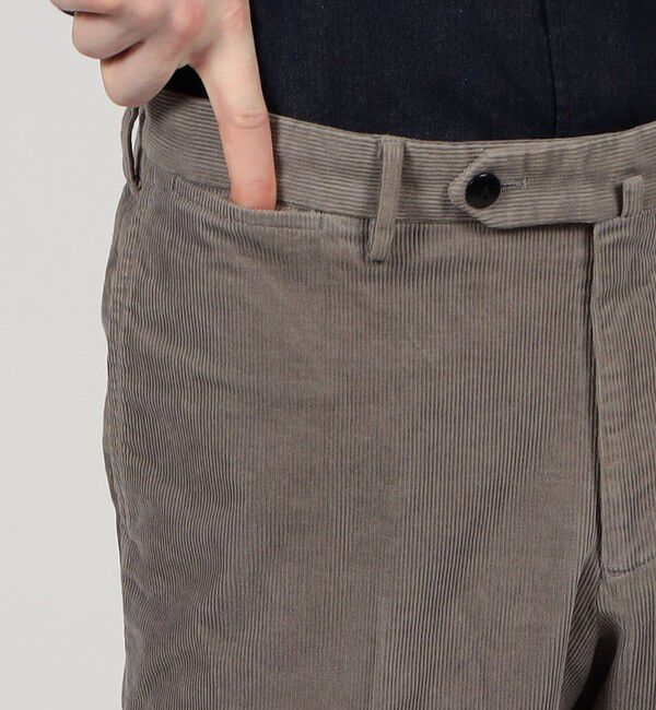 TOMORROWLAND MENS「ストレッチコーデュロイ スリムストレートパンツ」|チノ|