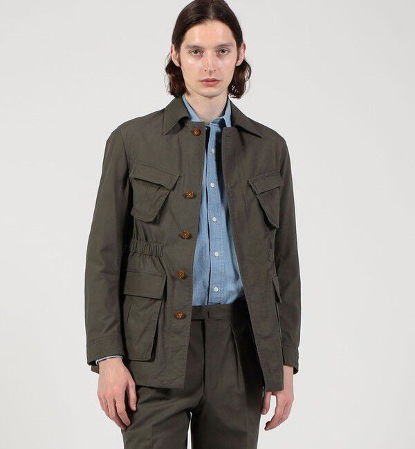 TOMORROWLAND MENS「コットン ファティーグジャケット BRADFORD SYSTEM」|ブルゾン・スタジャン|