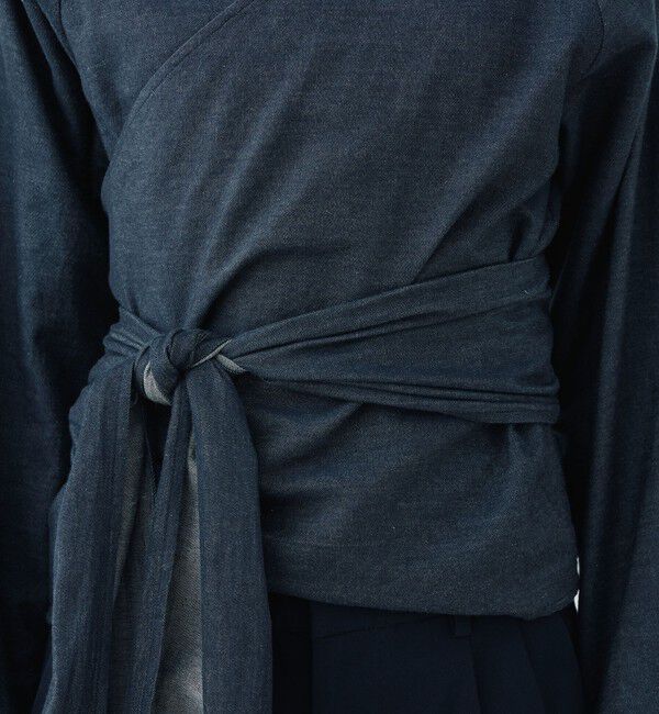 GALERIE VIE「デニムダンガリー ベルテッドシャツ」|シャツ・ブラウス|