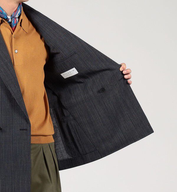 TOMORROWLAND MENS「ウール ダブルブレステッド4Bジャケット FOX AIR」|テーラードジャケット|