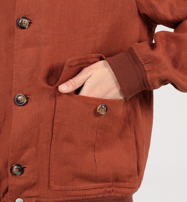 TOMORROWLAND MENS「【別注】VALSTAR リネン ドライビングブルゾン Valstarino」|ブルゾン・スタジャン|