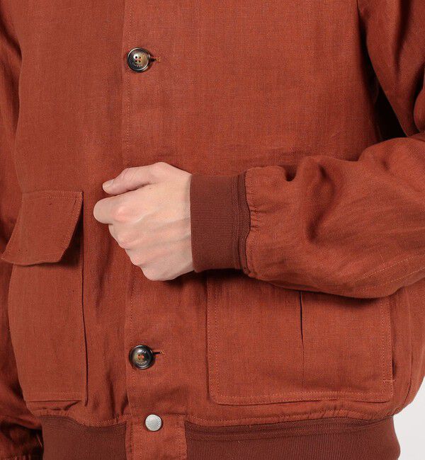 TOMORROWLAND MENS「【別注】VALSTAR リネン ドライビングブルゾン Valstarino」|ブルゾン・スタジャン|