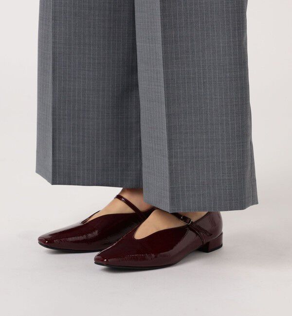 MACPHEE「ストレッチトロピカル ハイウエストパンツ」|スラックス|