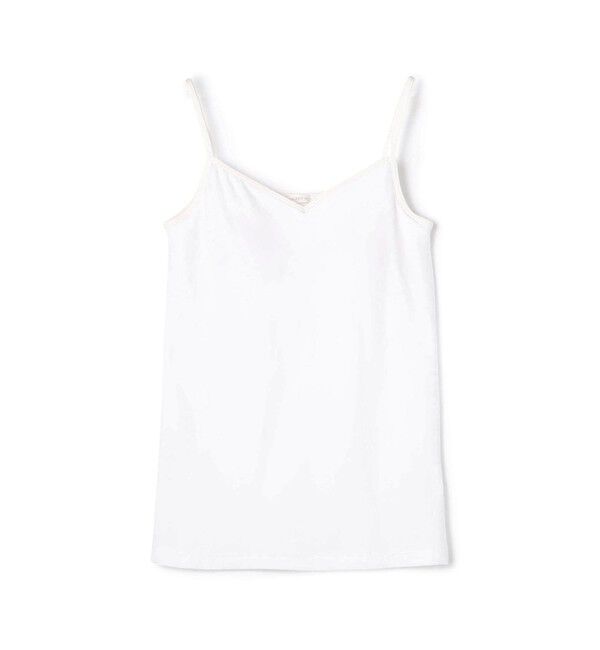 GALERIE VIE「スビンコットン カップ付きキャミソール」|キャミソール|11 ホワイト