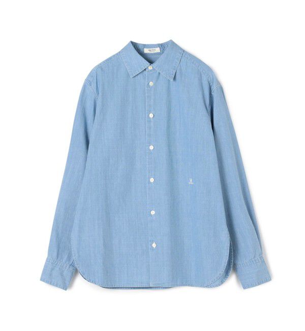 MACPHEE「デニムシャンブレー レギュラーカラーシャツ」|シャツ・ブラウス|61 ライトブルー