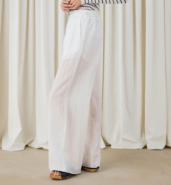 DES PRES「キュプラコットンストライプ イージーパンツ」|その他|