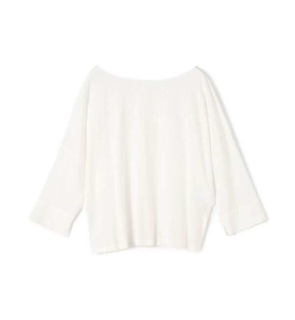 GALERIE VIE「ウォッシャブルレーヨン ボートネックプルオーバー」|シャツ・ブラウス|11 ホワイト