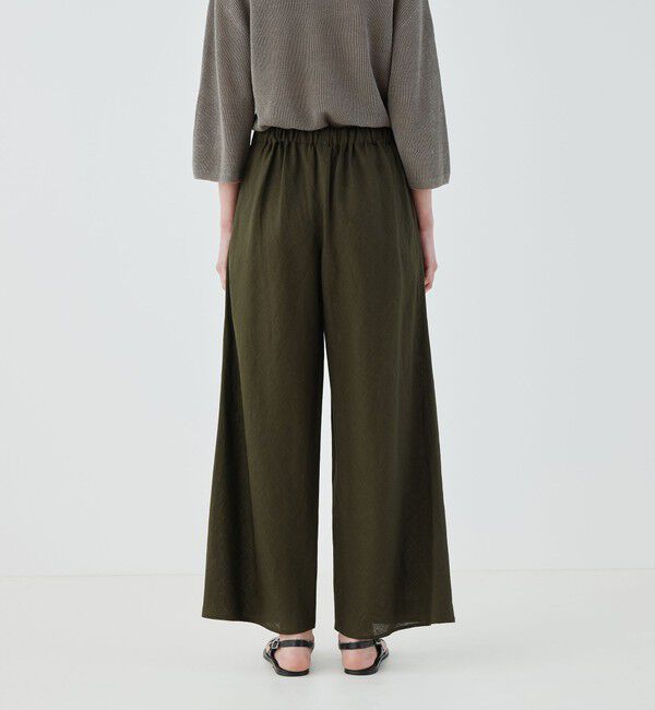 GALERIE VIE「リネンポプリン イージーワイドパンツ」|その他|
