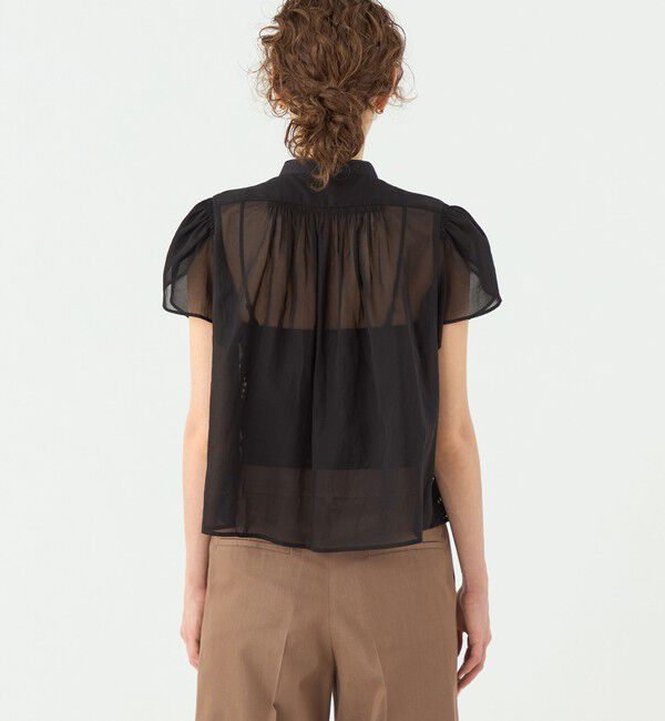 TOMORROWLAND collection「コットンコンビネーション ペタルスリーブブラウス」|シャツ・ブラウス|