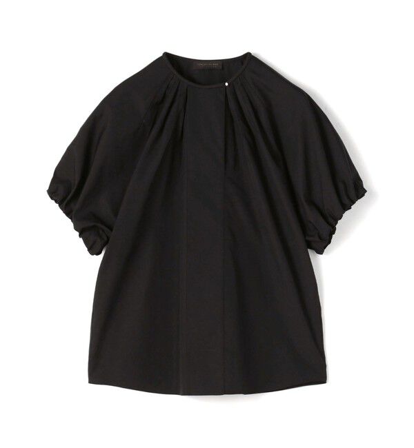 TOMORROWLAND collection「コンパクトブロード タックボリュームブラウス」|シャツ・ブラウス|19 ブラック