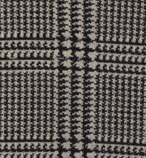 TOMORROWLAND MENS「TOMORROWLAND tricot チェック柄 コットンハーフスリーブ ニット」|ニット・セーター|