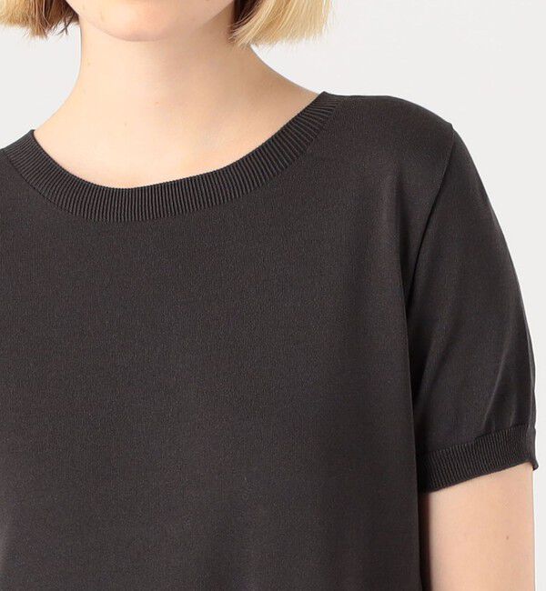 DES PRES「ドライポリエステルコットン ハーフスリーブフレアワンピース」|ワンピース|