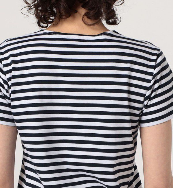 TOMORROWLAND GOODS「Leminor ハーフスリーブボーダーカットソー」|Tシャツ・カットソー|