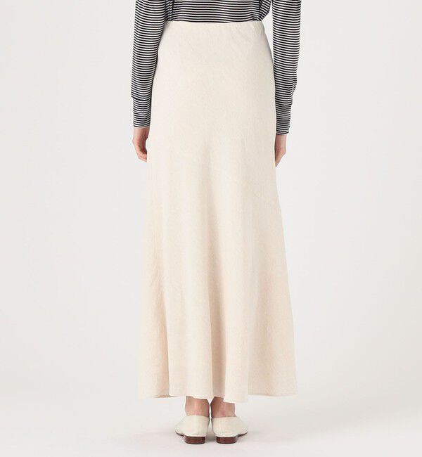 GALERIE VIE「ホームステッドクロス ヘムフレアマキシスカート」|フレア|