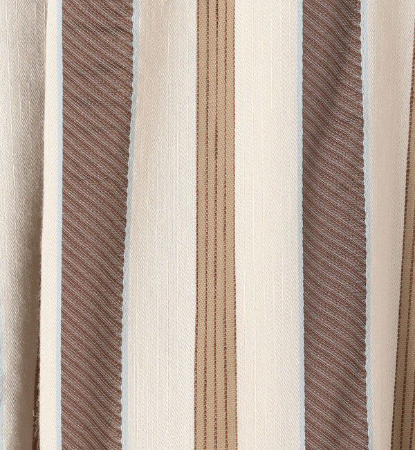 TOMORROWLAND collection「エフェクトストライプ フレアスリーブワンピース」|ワンピース|