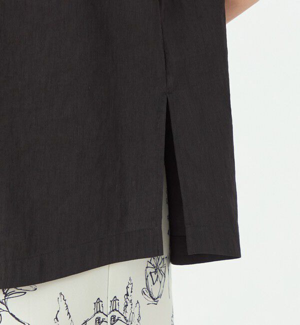 TOMORROWLAND collection「エフェクトリネン ライトジレブラウス」|シャツ・ブラウス|