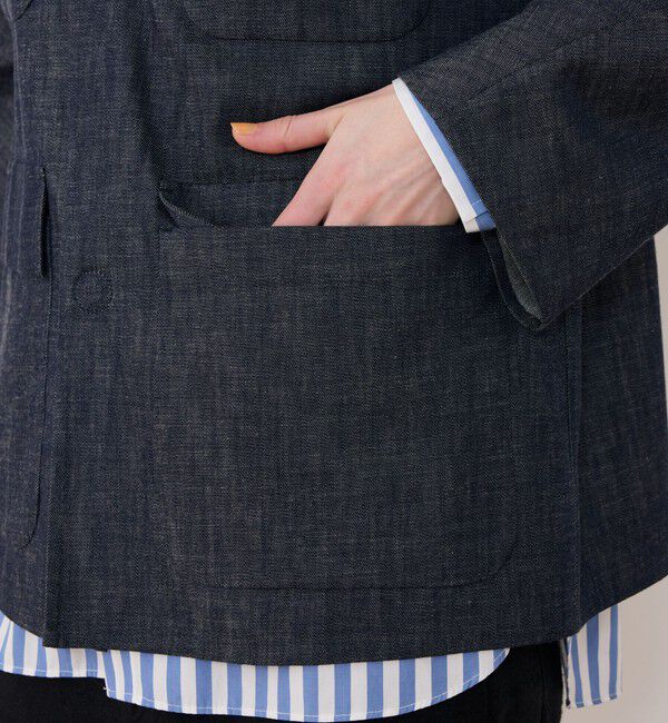 GALERIE VIE「ステイブルーデニム リラックスフィットジャケット」|デニムジャケット|