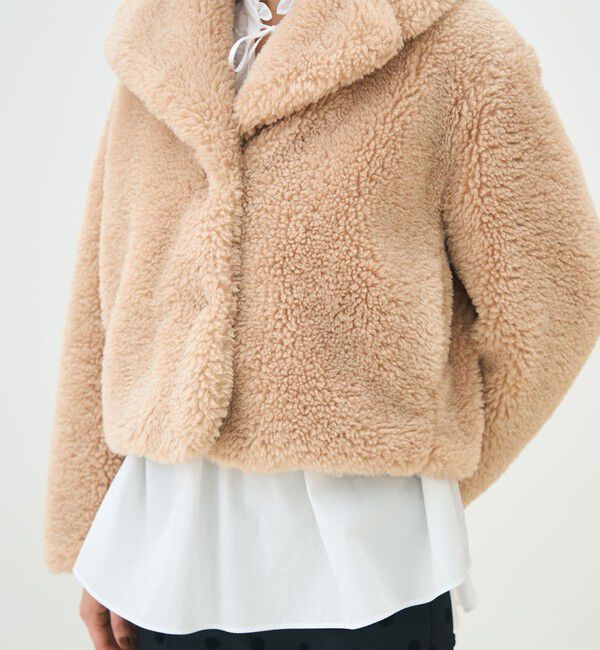 TOMORROWLAND collection「テディファー ショートコート」|その他|